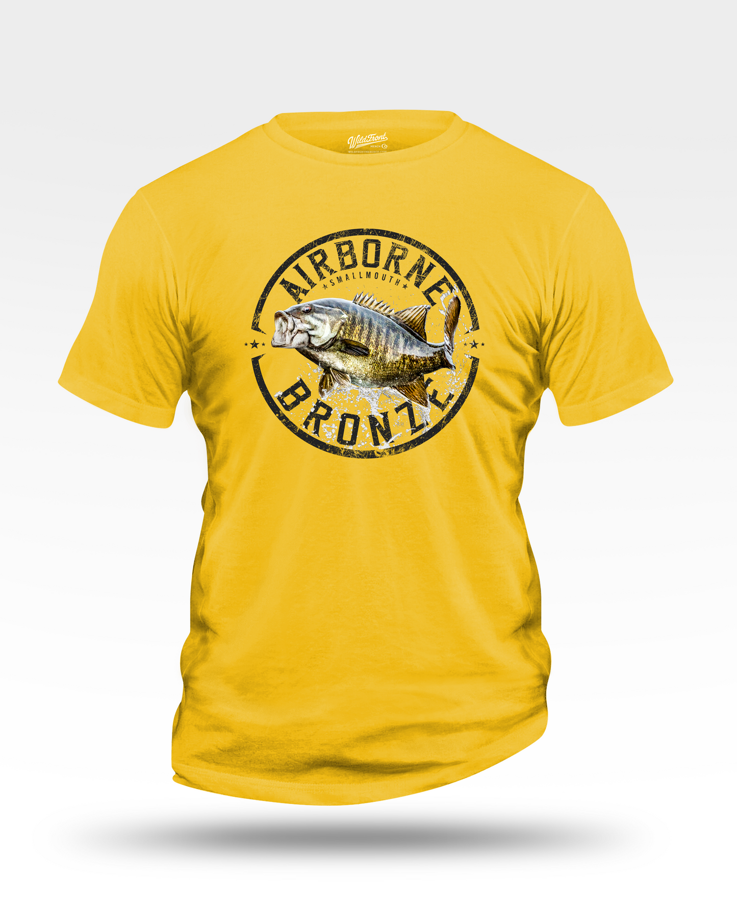 Airborne Bronze - Smallmouth Bass T-Shirt