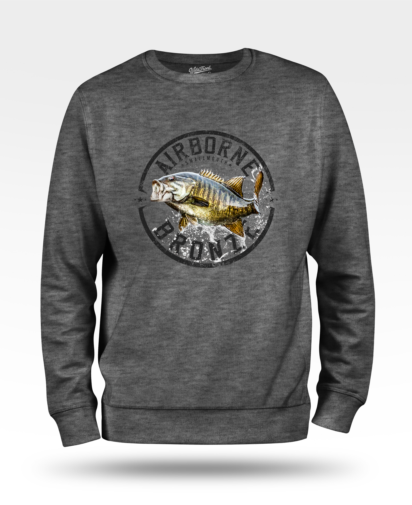 Airborne Bronze - Smallmouth Bass Sweatshirt