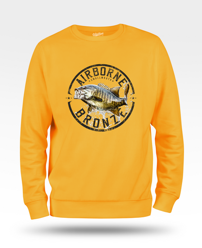 Airborne Bronze - Smallmouth Bass Sweatshirt