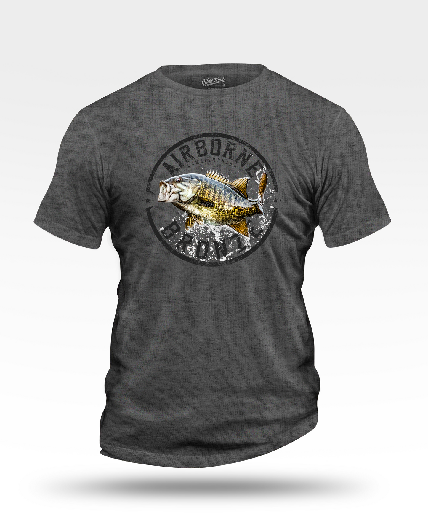 Airborne Bronze - Smallmouth Bass T-Shirt
