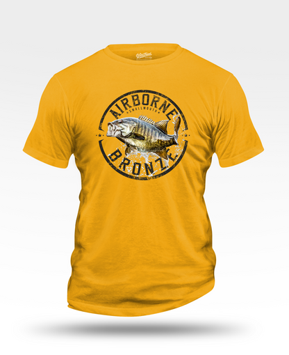 Airborne Bronze - Smallmouth Bass T-Shirt