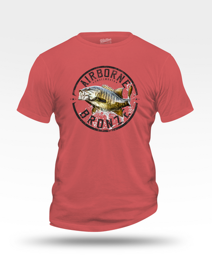 Airborne Bronze - Smallmouth Bass T-Shirt