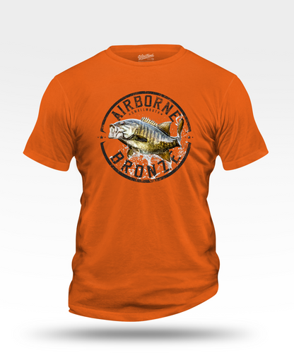 Airborne Bronze - Smallmouth Bass T-Shirt