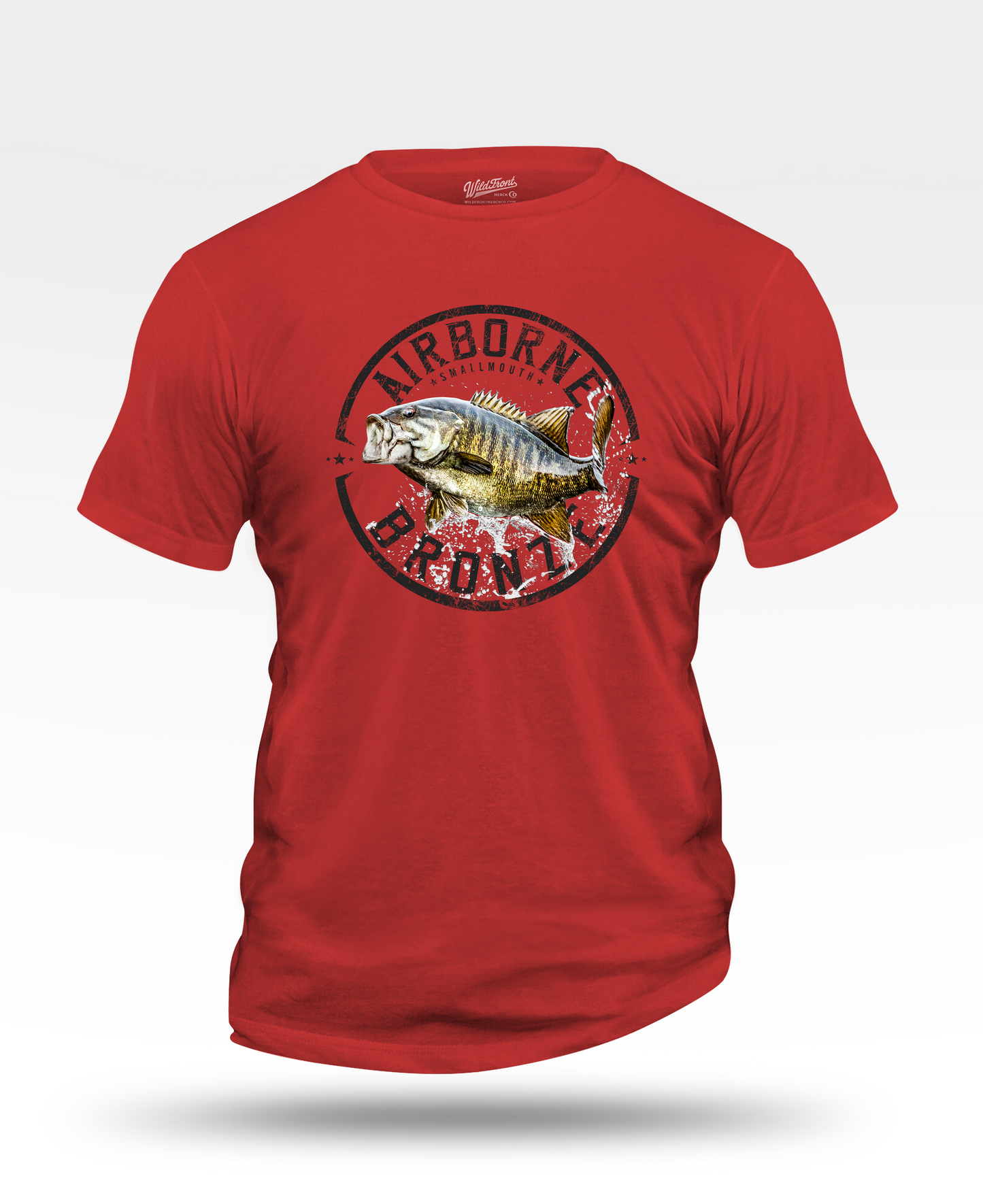 Airborne Bronze - Smallmouth Bass T-Shirt