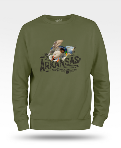 Arkansas Mallard Sweatshirt - State Collection