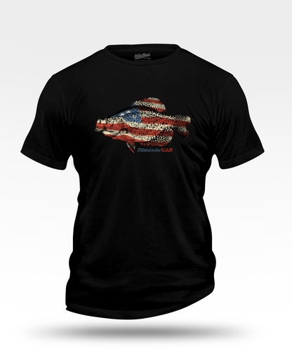 Flag Crappie T-Shirt