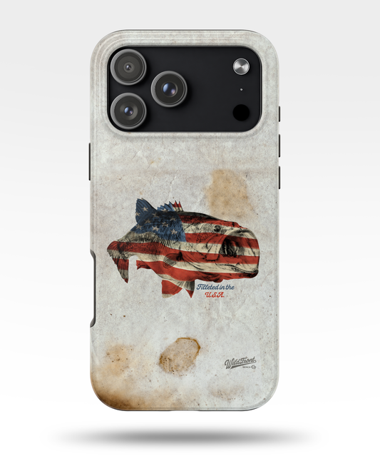 Largemouth Bass Filleted In The USA Tough Phone Cases