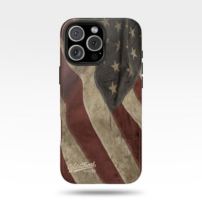 Vintage American Flag-Tough Phone Case