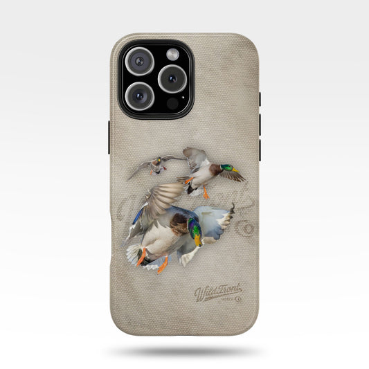 Mallards Flying-Tough Phone Case