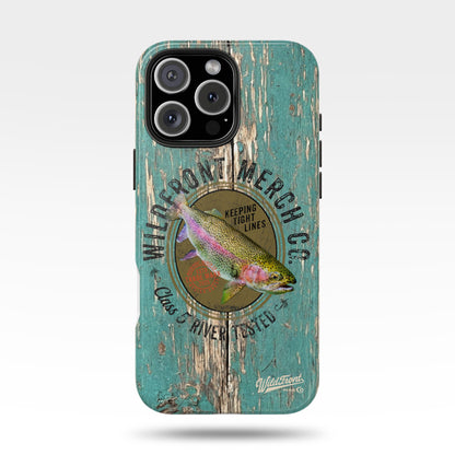Vintage Rainbow Trout-Tough Phone Case