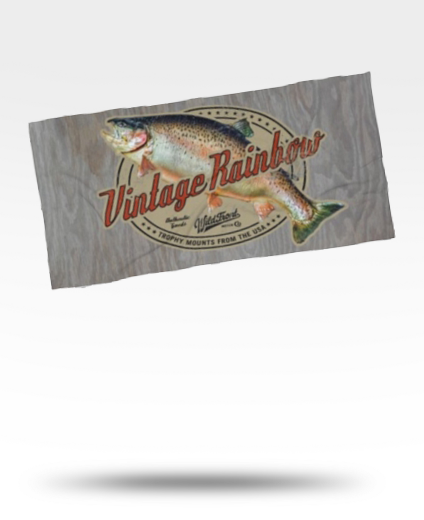 Vintage Rainbow Beach Towel